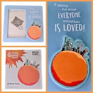 James and Giant Peach 3D photo frame For Garden Creatures 6x4 inch Roald Dahl